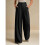 Stylish Solid Color Work Pants Comfortable High Waist-Apricot M 11