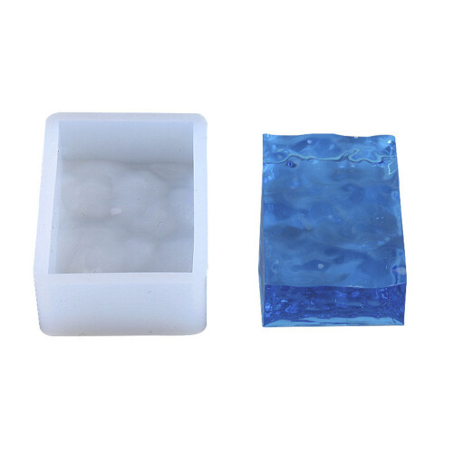 Reusable Water Ripples Shaped Silicone Mold For Candy Soap-1