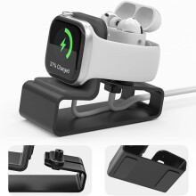 Supporto di Ricarica 2 In 1 In Alluminio per Watch, Compatibile con per AirPods e per Watch.