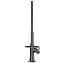 P5004 Professionele Hoogspannings Geïsoleerde Test Haakclips met 4mm Aansluiting Zwart