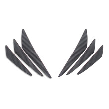 Kit Universal de Alerones para Coche, Divisor de Labio del Parachoques Delantero, Difusor Anticolisión, Pegatinas Decorativas de Goma Blanda