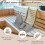 Supportive Sauna Chair Backrest Having 4 Grip Pads For Stable 6