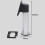 Facials Recognition Access Control Bracket Replacement Aluminum Alloy Base Stand Holder for Face Terminals Enduring 6