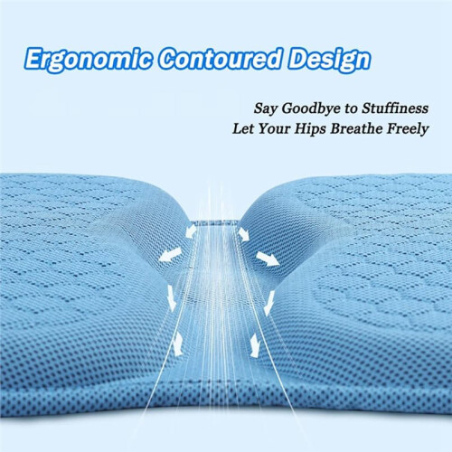Cuscino Rinfrescante per Auto, Inserti Forati per Flusso D'Aria 2