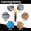 Countersink Drill Bit Countersink Chamfer Deburring Tool Set with Quick Change Hex Shank for Copper Wood Plastic 2