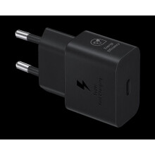 Chargeur rapide Samsung, USB-C, 25 W - Noir