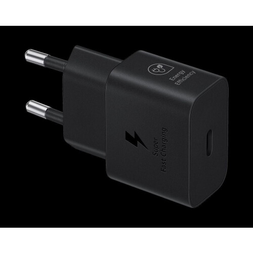 Chargeur rapide Samsung, USB-C, 25 W - Noir