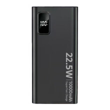Super Powerbank 10 000 mAh, 22,5 W - Noir