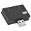 USB 2.0 Han til 2 Port Dual USB Oplader Adapter Konverter Hub (Sort) 5