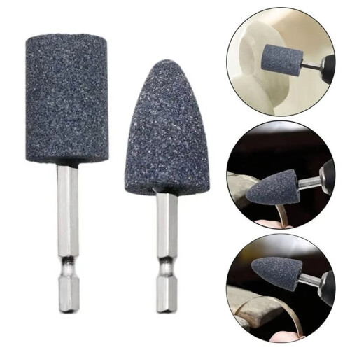 24mm Hexagonal 6.35mm Shank Grinding Wheel Sharpening  Portable Grinding Drill Power Tool Accessories B 1