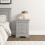 Seconique Bordeaux 3 Drawer Bedside - Pebble Grey 1