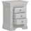 Seconique Bordeaux 3 Drawer Bedside - Pebble Grey 3