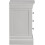 Seconique Bordeaux 3 Drawer Bedside - Pebble Grey 5