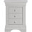 Seconique Bordeaux 3 Drawer Bedside - Pebble Grey 9