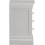 Seconique Bordeaux 3 Drawer Bedside - Pebble Grey 10