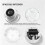 3 Pack Universal Security Camera Junction Box Mount Bracket Outdoor Waterproof Wall Ceiling Mount 3