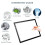 A3 LED Copy Board Light Tracing Box, Ultra-Thin Adjustable USB Power Artcraft Drawing, Streaming, Sketching ,Stenciling 7