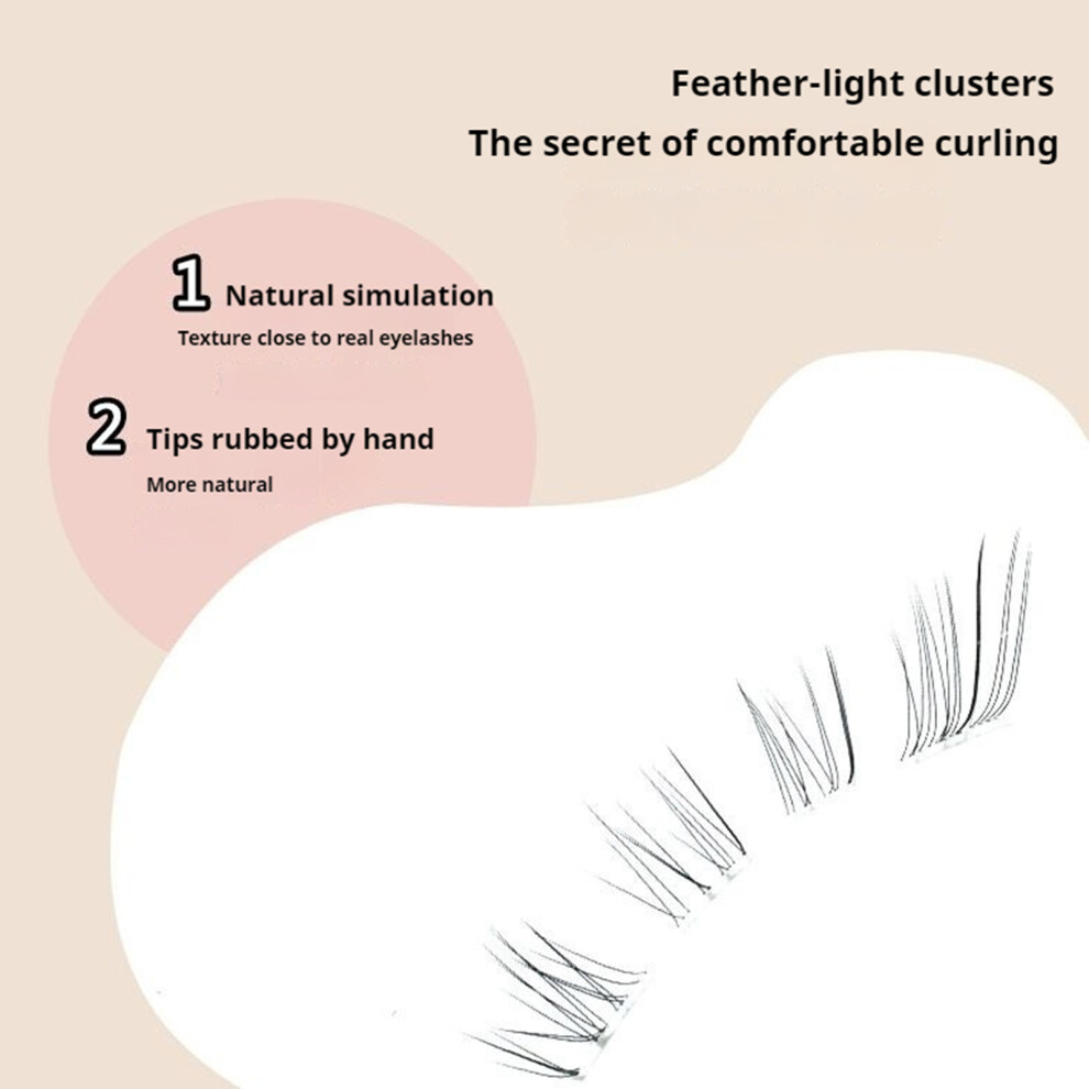 Hue-Grain Fluffy False Eyelashes For Daily Wear & Photography
