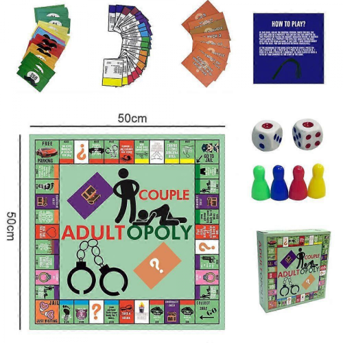 Επιτραπέζιο παιχνίδι Adultpoly, παιχνίδι ζευγαριών για ενήλικες, παιχνίδι κρεβατοκ 2