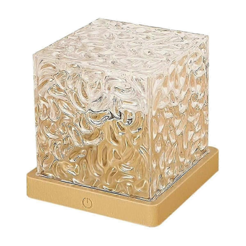 Λάμπα Aurora Northern Lights, Λάμπα Wave Cube, Προβολέας, 16 Χρώματα Φώτα με Εφέ Κύματος Νερού για