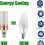 Λαμπτήρας LED E14 καλαμποκιού, ψυχρό λευκό 6500K, 220V, 9W ισοδύναμος με λαμπτήρα αλογόνο 2