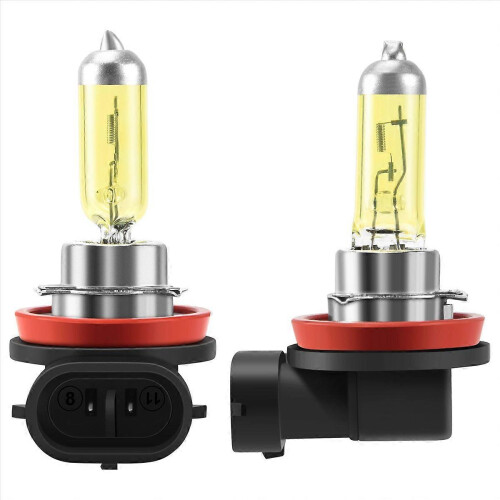 2x λάμπα αλογόνου H11 55W 3000k χρυσοκίτρινη ξένον HID για προβολείς ομίχλης 2