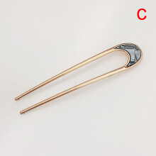 (C) Vintage U-Shape Hair Clip for Women - 50 Char
