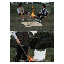 Fireproof Camping Mat, Outdoor Picnic BBQ Insulation Pad, Flame Retardant High Temp Fire Blanket