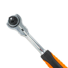 72-Tooth Swivel Ratchet Wrench Set 1/2 Drive Quick Release Auto Mechanic Tool