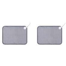 2X Cuscini Riscaldanti 12x15,7 Pollici per Supporto per La Schiena e Crampi Comfort Tecnologia A Calore Rapido e Cuscino Riscaldante Lavabile Spina