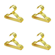 4st 15 cm Huisdierkledinghangers Kleine Metalen Kleerhanger voor Hond Kat Marionet Dierenwinkel Kledingondersteuning Minihanger