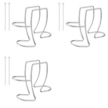 3X Suporte da Mangueira de Drenagem da Máquina de Lavar,Suporte Ajustável da Mangueira de Drenagem Braçadeira Gancho Guia da Mangueira Clipe Serve