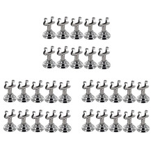 30X Supporti per Menù, Confezione di Segnaposti per Matrimoni, Porta Numeri da Tavolo per Ristoranti, Caffè e Pasticcerie