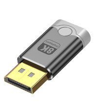 Easy Installation Adapter Virtual Monitor Connectors-Gray 8K