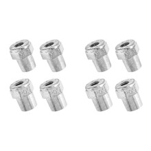 Auto Positieve Negatieve Accuterminal, 4 Paar Zinklegering Batterijadapter, 3/8 Vrouwelijke Stud Adapter