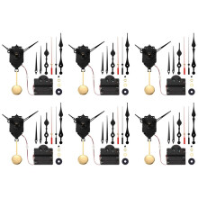 6X Quarz-Pendel-Trigger-Uhrwerk Glockenspiel Westminster Melody Mechanism Clock Kit mit 18 Zeigerpaaren