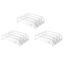 3X Drink Organizer for Fridge-White Automatic Pusher Glide,Soda Dispenser for Fridge-Holds  to 15 Cans