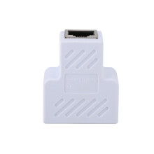 Ochrana životného prostredia, ethernetový rozbočovač PCB, 8-žilový adaptér RJ45, samica-samica, konektor 1-2, LAN extender, kompatibilný s C
