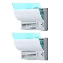 2X Ar Condicionado de Janela Pára-Brisa Universal - Defletor de Janela Do Ar Condicionado de Ambiente - Evita o Sopro Direto de Ar Frio