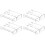 8 Pieces Clear Cracker Tray for Serving Rectangular Cracker Holder Acrylic Serving Tray Food Display Stands for Party 1
