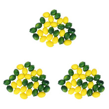 84 Sztuk / Zestaw Sztuczne Cytryny i Limonki Fałszywe Owoce Dekoracyjne Sztuczne Owoce Cytrusowe Sztuczne Dekoracje do Domowej Kuchni