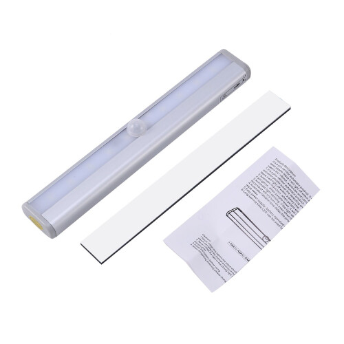 10-LED Motion Sensor Closet Light Wireless Night Light Cabinet Wardrobe Kitchen