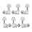 Guitar String Knob Folk Guitar Ukulele Knob Fully Enclosed Classical String Silver 1