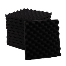 24 Acoustic Wall Panels Tiles Studio Sound Proofing Insulation Foam 30x30cm