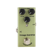 Pedal de Efeito de Guitarra Elétrica Pedal de Guitarra Elétrica Vintage Overdrive para Guitarra Elétrica