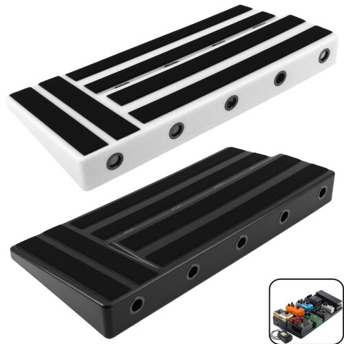 Size Guitar Effects Pedal Board for Multiple Guitar Pedals Accessories Double-Row Storage Board