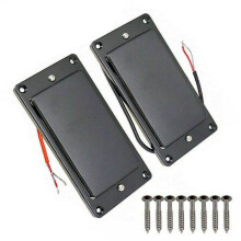 Black Active Pickup 81 85 Electric Guitar Humbucker Pickups Set Short Shaft Pots & Wiring Tone Guitar Accessoires