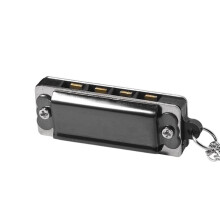 Schattige  Zwanenharmonica in C Sleutel  Harmonica Ketting 4 Gaten 8 Tonen Harmonica Pocketformaat voor Beginners Spelers A