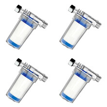 4 Pezzi Filtro Filtro Acqua per Lavatrice Filtro Soffione Doccia Bagno Depuratore Acqua Domestico Filtro Acqua Toilette