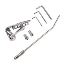 Guitar Vibrato Tailpiece Tremolo System Bridge & Tailpiece for LP SG Electric Guitars for Duesenberg Les Trem II Silver